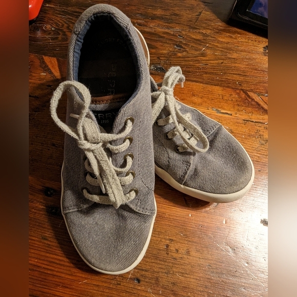 SPERRY SNEAKERS, KIDS 1M, Gray - Picture 2 of 5